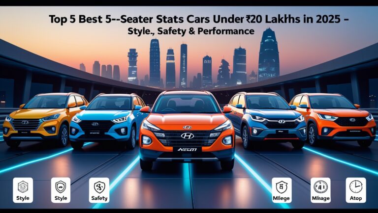 Top 5 Luxurious 5 Seater Cars Under ₹ 20 Lakh in 2025