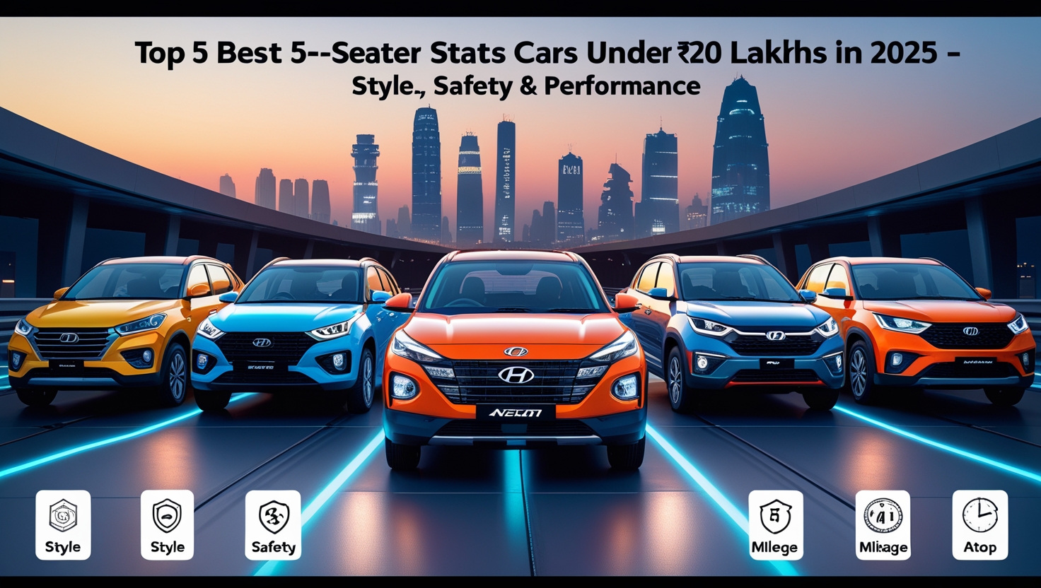 Top 5 Luxurious 5 Seater Cars Under ₹ 20 Lakh in 2025