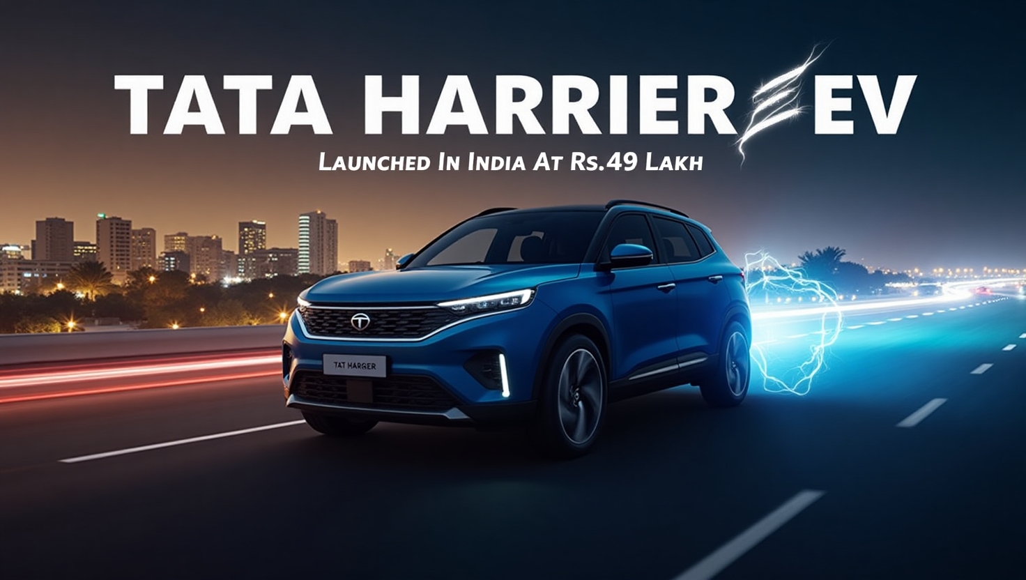 Tata Harrier EV Launched In India At Rs. 21.49 Lakh