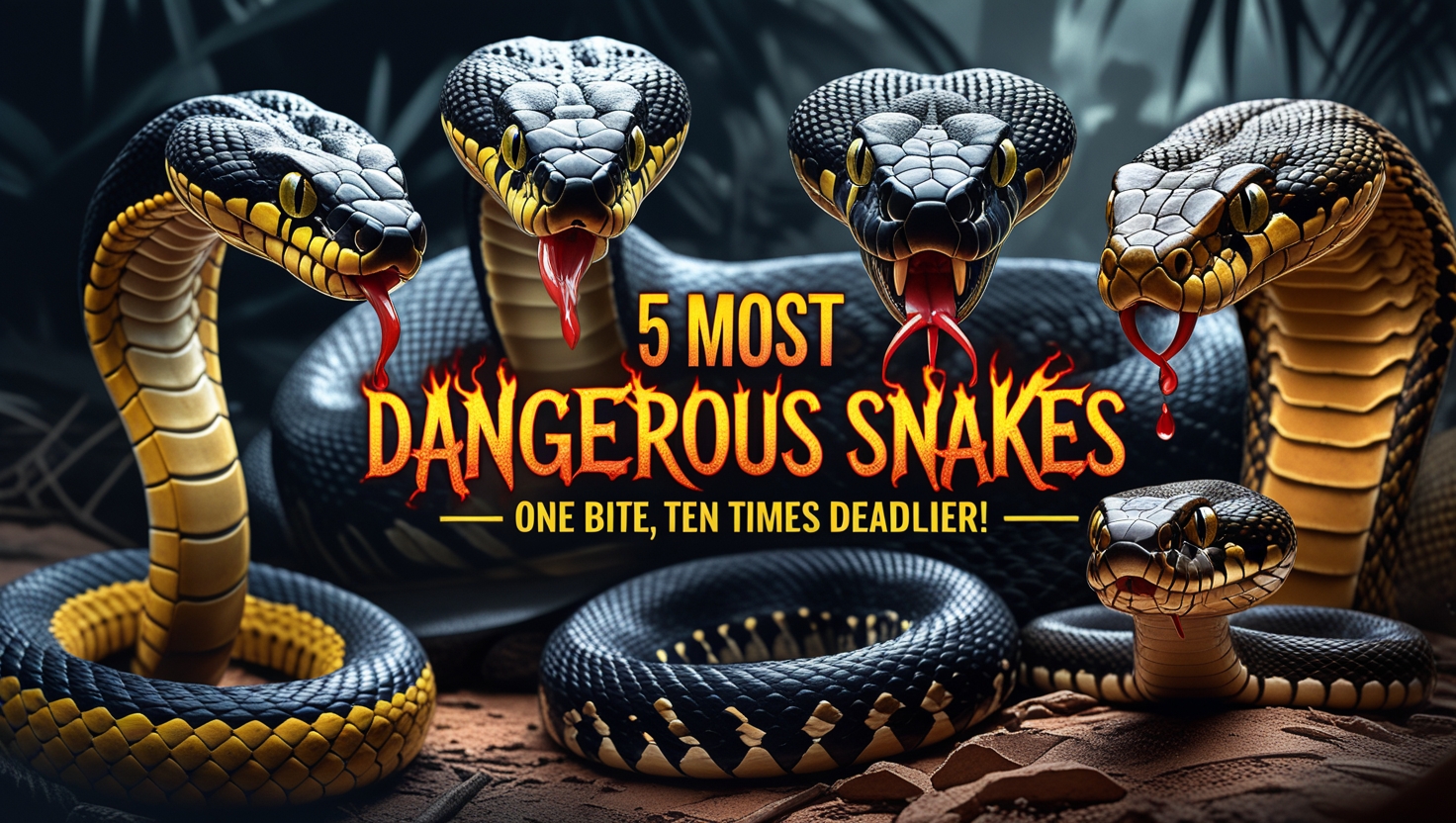 5 Most Dangerous Snakes in the world