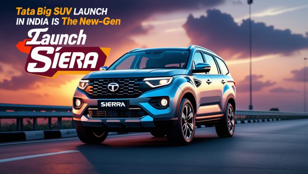 Tata Big SUV Launch In India Is The New-Gen Sierra