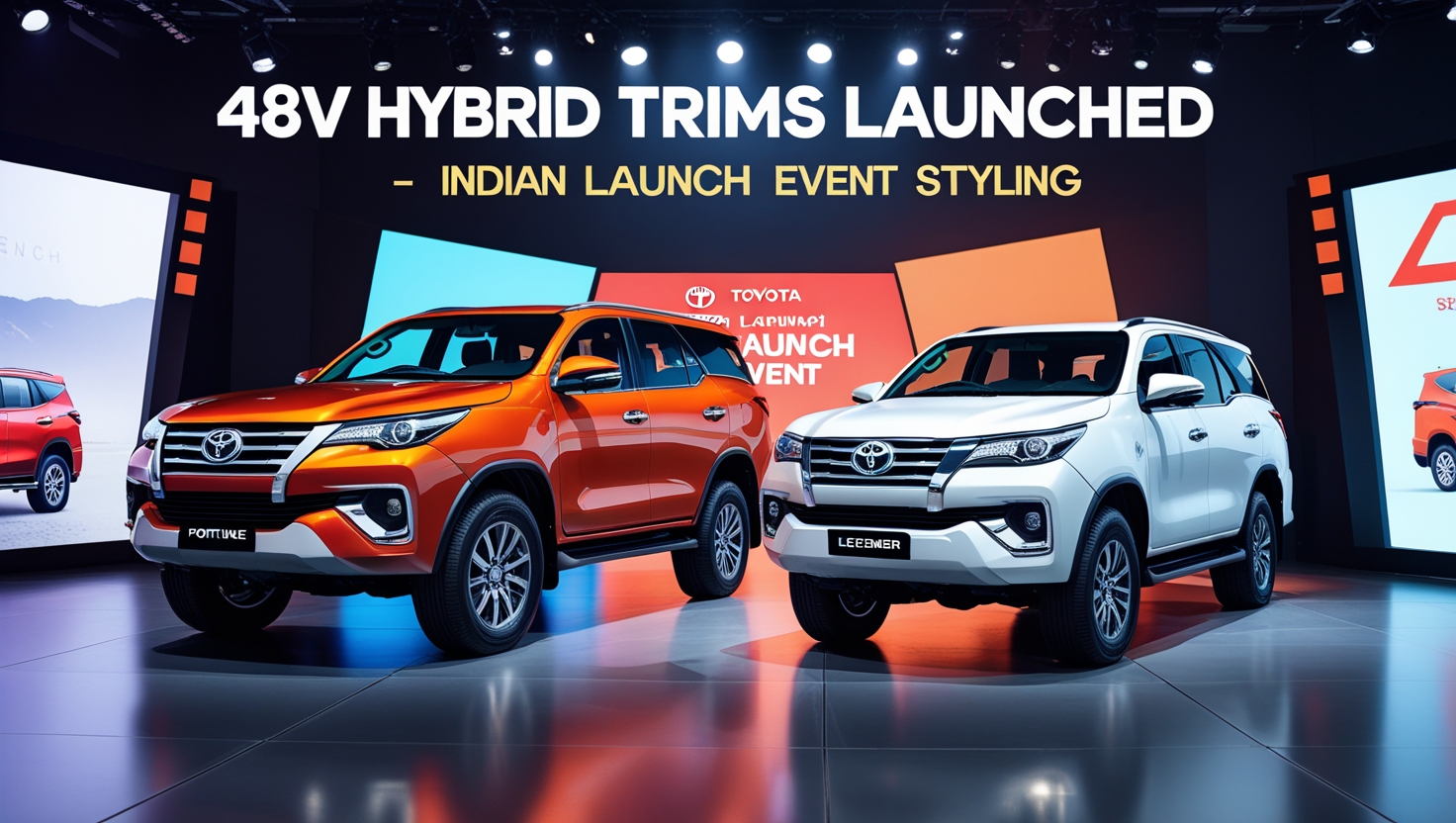 Toyota Fortuner & Legender 48V Hybrid Trims Launched